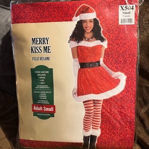 NWT merry kiss me mrs claus sexy costume .  GREAT PRICE . SIZE SMALL
